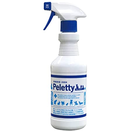 ペレッティー（Peletty）獣医師が使うプロ用 ペット除菌・消臭剤 500mlスプレー