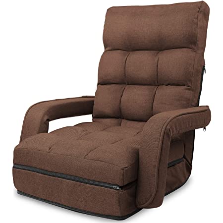 座椅子 脚付 高座椅子 1人掛けソファー 6段階リクライニング ブラック×レッド HCH2-BKRD