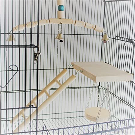 ShanTrip 小動物 ケージ アクセサリー 3点 セット ハムスター 鳥