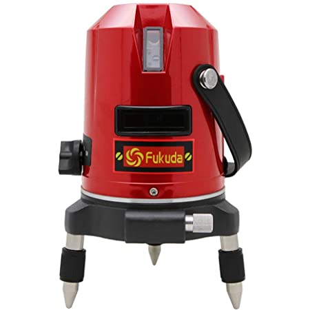 FUKUDA 5ライン レーザー墨出し器 EK-453DP 4方向大矩ライン 4垂直・1水平 フクダ 墨出し器 自動補正レーザーレベル レーザーライン 地墨ポイント 水平器