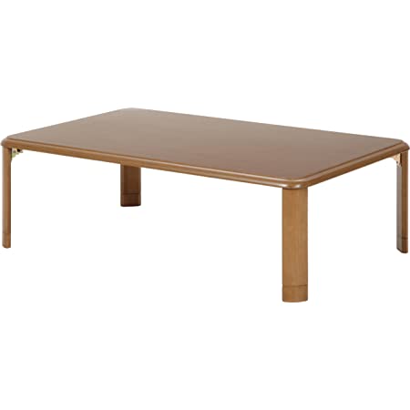 家具の赤や 寄せ木 天然木折りたたみテーブル スクエア ローテーブル 寄木細工 棚板付き 長方形 幅90cm