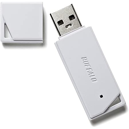BUFFALO USB2.0 どっちもUSBメモリー 16GB ホワイト RUF2-KR16GA-WH