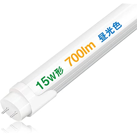 アイリスオーヤマ LED直管ランプ 15形 工事不要 グロースタータ式器具専用 昼白色 LDG15T・N・5/7V2