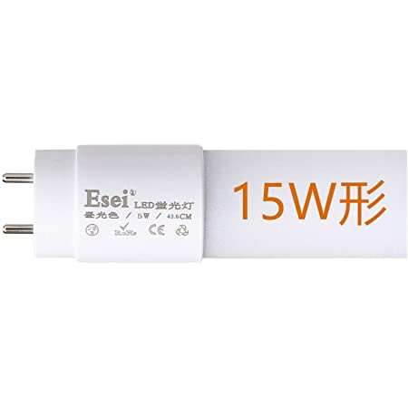 アイリスオーヤマ LED直管ランプ 15形 工事不要 グロースタータ式器具専用 昼白色 LDG15T・N・5/7V2