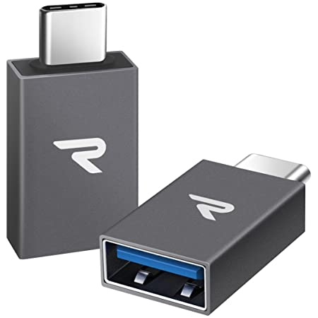 Rampow Micro USB to USB Type-C 変換アダプタ【2個セット/保証付き】3A急速充電 USB2.0データ転送 10000回以上の抜き差しテスト Sony Xperia XZ/XZ2, Samsung Galaxy S9/S8/A3/A7/A9/C5/7pro/C9, Macbook Pro, Nexus 5X/6P, アンドロイド多機種対応