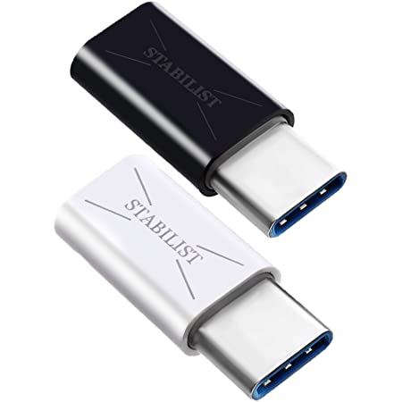 Rampow Micro USB to USB Type-C 変換アダプタ【2個セット/保証付き】3A急速充電 USB2.0データ転送 10000回以上の抜き差しテスト Sony Xperia XZ/XZ2, Samsung Galaxy S9/S8/A3/A7/A9/C5/7pro/C9, Macbook Pro, Nexus 5X/6P, アンドロイド多機種対応