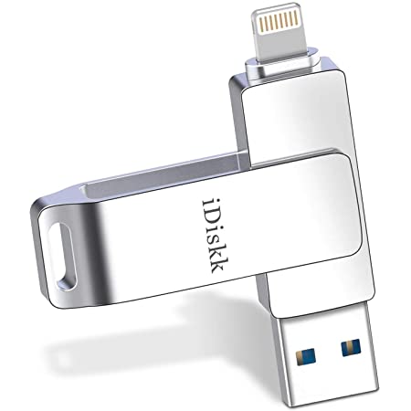 APPLE Mfi認証 iPhone USBメモリ 64GB iDiskk iPad Lightning 人気のusb iphoneランキング iPad iPhone 用 ッシュドライブ コiPad Lightning ランキング lightning usbメモ ネクタ搭載 外付 容量不足解消 iPad Air/mini/ iPhone 13/13 pro/13 mini/12/12 pro/12 mini/11/11 Pro/ X /XR/XS MAX/6/7/8 対応 スマホ用 usbメモリ