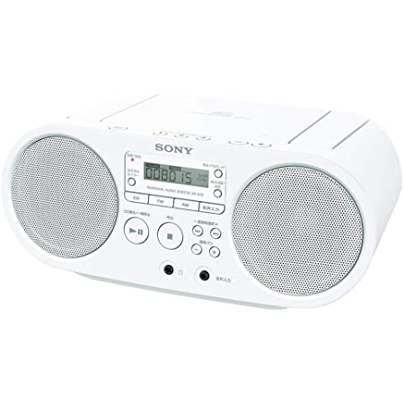 ソニー CDラジオカセットレコーダー CFD-S401 : FM/AM/ワイドFM対応 大型液晶/カラオケ機能搭載 電池駆動可能 ベージュ CFD-S401 TI