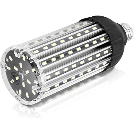 E26口金 45W トウモロコシ型 LEDコーンライト 400W相当 水銀灯 led 代替 屋内外兼用 超高輝度 2個セット 昼光色 (AC85-265V)