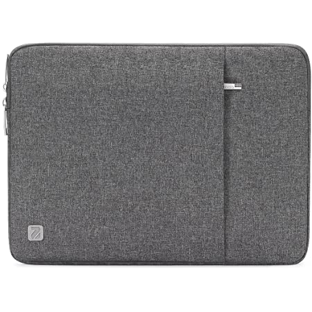 NIDOO ラップトップスリーブ 防水 衝撃吸収 撥水ケース ノートブック バッグ ノートブック / 12.9″ iPad Pro 2018 / 13″ MacBook Air 2018-2020 / 13″ MacBook Pro 2016-2018 / 12.3″ Surface Pro 6 / 13.4″ Dell XPS 13 (グレー)