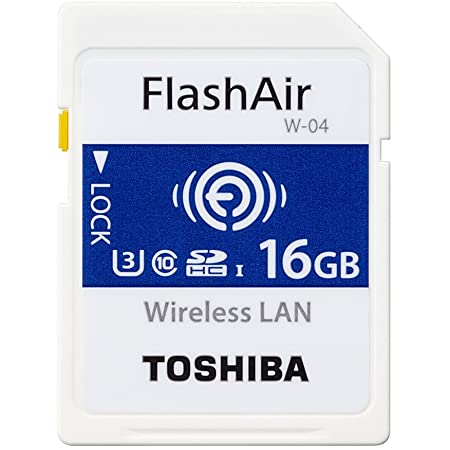 東芝 無線LAN搭載SDHCメモリカード 16GB Class10 UHS-1Flash Air SD-UWA016G