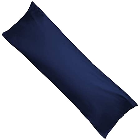 COMODO 透けにくい厚生地仕様の無地抱き枕カバー サイドファスナータイプ 被せやすい横ファスナータイプのだき枕カバー (150cm x 50cm タイプ, ローズピンク)
