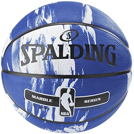 SPALDING(スポルディング)バスケットボール 7号 合成皮革 SILVER(シルバー) NBA公認 74-556Z