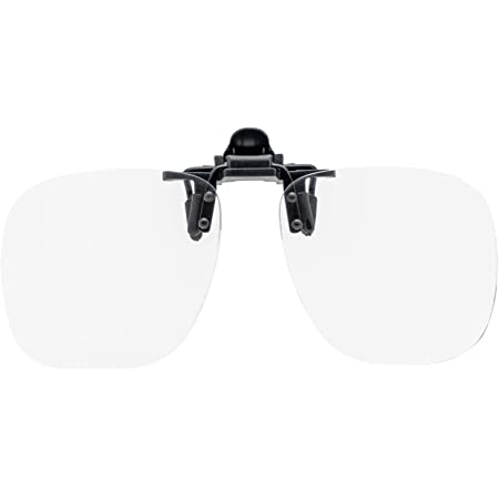デューク 老眼鏡 クリップ式 +2.0 度数 クリップアップ Lサイズ DRC-006-1+2.00