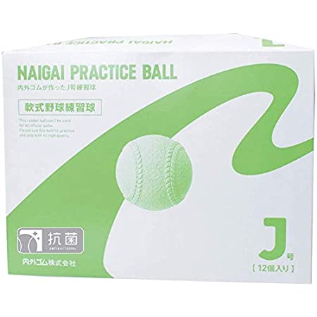 内外ゴム(NAIGAI) 軟式 野球 ボール 公認球 M号 (一般・中学生用) 2球