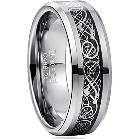 [ティンティンローズ]TingTing Rose ステンレス製 メンズ リング 指輪 回転可能なチェーンテザー ローマ数字 リング 男性指輪 日本サイズ：19号 ブラック