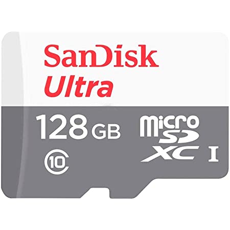 SanDisk microSDXC 100MB/s 128GB Ultra SD変換アダプター付属 サンディスク SDSQUAR-128G 海外パッケージ品 ［並行輸入品］ [並行輸入品]