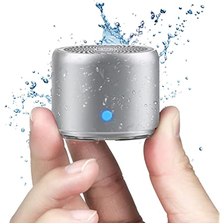 MIFA A1 Bluetoothスピーカー 防水耐衝撃 コンパクトで持ち運びに便利 Micro SDカード対応 USB充電 ワイヤレス True Wireless Stereo機能でステレオサウンド 12時間連続再生 マイク内蔵 吸盤付き（ブラック）