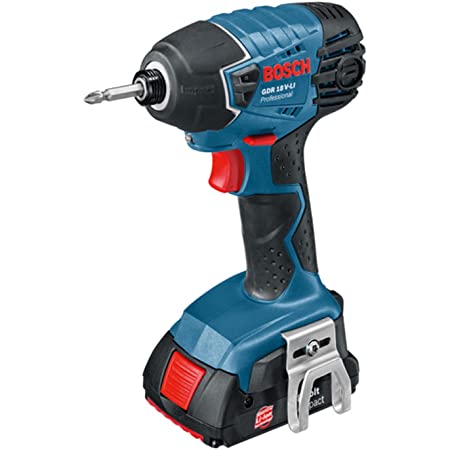 Bosch Professional(ボッシュ)18V コードレスインパクトドライバー (2.0Ahバッテリー2個・充電器・キャリングケース付) GDR18V-LISN