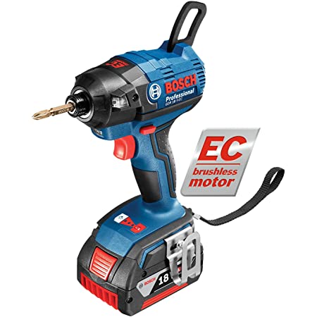 Bosch Professional(ボッシュ)18V コードレスインパクトドライバー (2.0Ahバッテリー2個・充電器・キャリングケース付) GDR18V-LISN