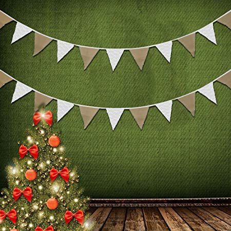 Outflower ガーランド お誕生日 飾り付け バナー 誕生日祝い パーティー デコレーション 装飾 フラッグガー 結婚式 壁飾り 人気 クリスマス 星 パターン DIY