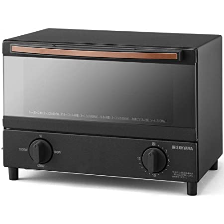 アイリスオーヤマ トースター オーブントースター 4枚焼き 温度調整 機能付き シャンパンゴールド POT-412FM-N
