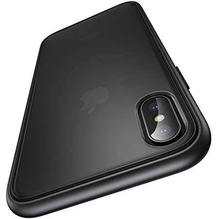 TORRAS iPhoneXs 用 ケース iPhone X用 ケース 5.8インチ 薄型 PC [ ガラスフィルム付属] 米軍MIL規格取得 指紋防止 黄ばみなし 擦り傷防止 全面保護 耐衝撃カバー（ブラック）[ Wisdom Series]