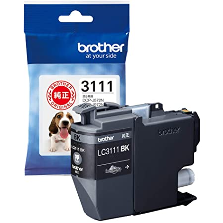 【brother純正】インクカートリッジ4色パック LC3111-4PK 対応型番:DCP-J987N、DCP-J982N、DCP-J587N、DCP-J582N、MFC-J738DN 他