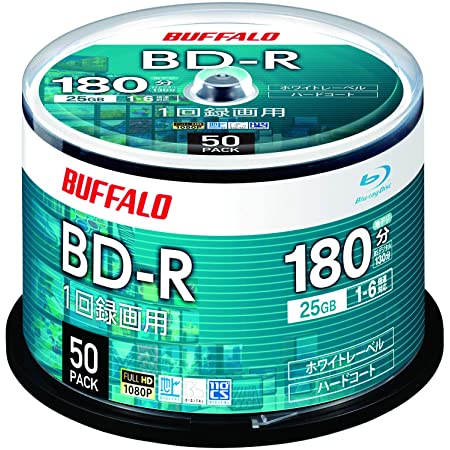 山善 キュリオム BD-R (1回録画用) (片面1層/1-4倍速/50枚スピンドル) 25GB BD-R50SP