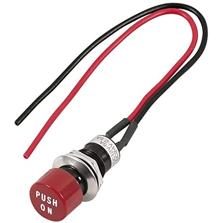 エーモン(amon) プッシュスイッチ 自動もどり DC12V・5A/DC24V・2.5A 3211