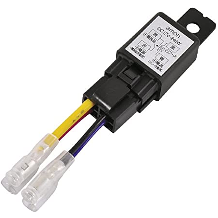 エーモン(amon) プッシュスイッチ 自動もどり DC12V・5A/DC24V・2.5A 3211