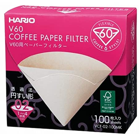 竹コーヒーフィルターホルダー 円錐型 コーヒー用紙スタンド 竹製品 収納 茶色 (A)