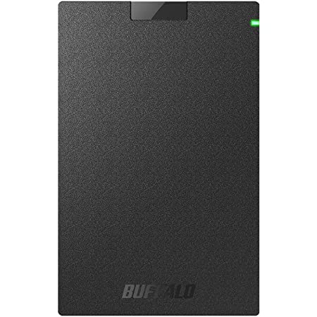 BUFFALO 耐衝撃 日本製 USB3.1(Gen1) ポータブルSSD 960GB [HDDより速い/強い] SSD-PL960U3-BK/N 【PS4/PS4 Pro メーカー動作確認済】