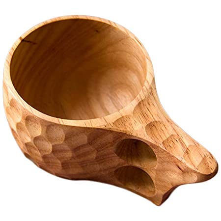 きざむ 名入れ 天然木 木のティーカップ ペア 木製 マグ ギフト セット 240ml