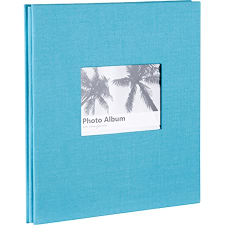 SEKISEI アルバム フリー ハーパーハウス ミニフリーアルバム フレーム 16ページ ターコイズブルー XP-1008