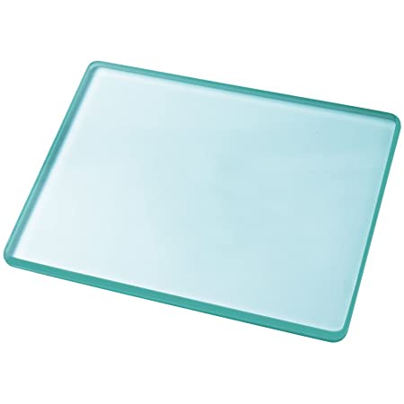 磨き板 ガラス板　レザークラフトHUACAM 8mm厚 革工具 革削ぎ 革床面磨き用工具 磨きガラス板 厚ガラス板 130 * 100 * 8mm HCM17