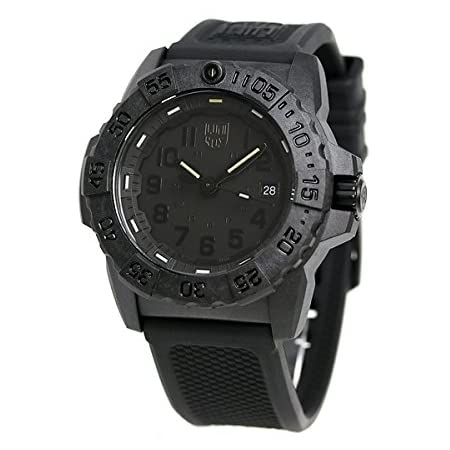 ルミノックス / LUMINOX メンズ腕時計 NAVY SEALs DIVE WATCH 3050 COLORMARK SERIES (ネービーシールズ) ブラック(ホワイト) 3051 [並行輸入品]