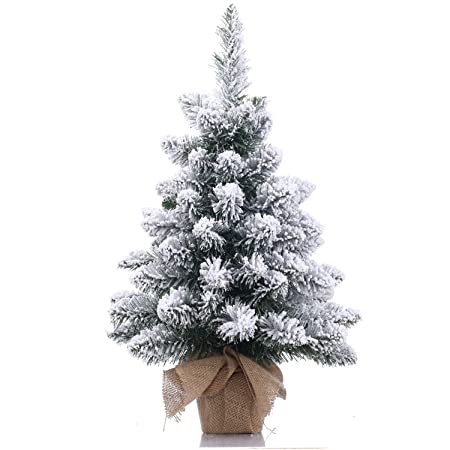 A-SZCXTOP 50ｃｍ ミニクリスマスツリー クリスマス・ツリー 机の表面 雪化粧した木 アート 家 オフィス デスクトップ 装飾