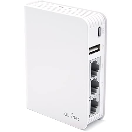 GL.iNet GL-AR750 (Creta) 無線LAN WiFi VPNトラベルルーター 11ac/n/g/b/a 300Mbps(2.4G)+433Mbps(5G) Wi-Fi 128MB RAM マイクロSD USBストレージサポート コンパクト、中継、ブリッジ、Openwrt/LEDEインストール Openvpn/Wireguardクライアント/サーバー、日本語設定画面
