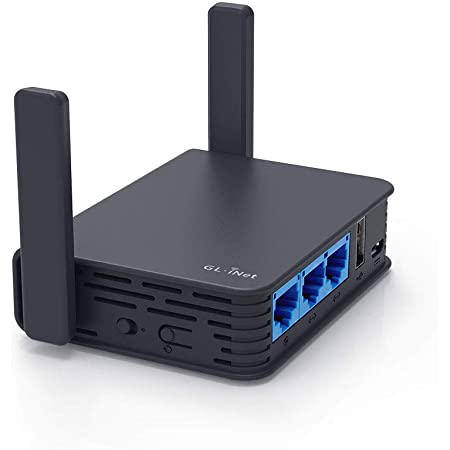 GL.iNet GL-AR750 (Creta) 無線LAN WiFi VPNトラベルルーター 11ac/n/g/b/a 300Mbps(2.4G)+433Mbps(5G) Wi-Fi 128MB RAM マイクロSD USBストレージサポート コンパクト、中継、ブリッジ、Openwrt/LEDEインストール Openvpn/Wireguardクライアント/サーバー、日本語設定画面