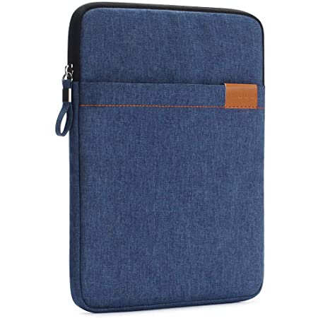 NIDOO タブレットケース 8インチラップトップケース (7.9″ iPad mini 5 / 8″ SAMSUNG Galaxy Tab S2 / 8″ Lenovo Tab 4 Plus Lenovo Tab3) 小物ポーチ/Tablet Laptop Sleeve 8″, ブルー