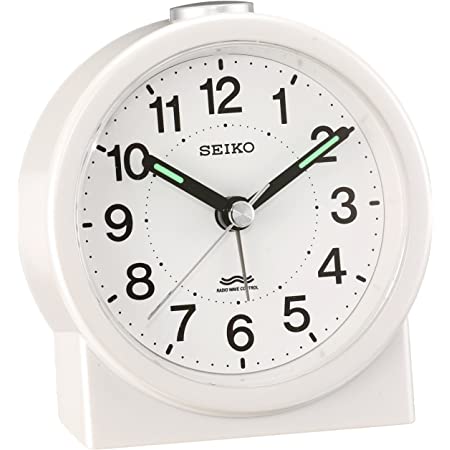 セイコー クロック 目覚まし時計 電波 アナログ 薄金色 パール KR332G SEIKO