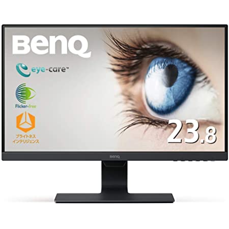 BenQ モニター ディスプレイ GW2480 23.8インチ/フルHD/IPS/輝度自動調整(B.I.)搭載/ウルトラスリムベゼル/DisplayPort,HDMI,VGA端子