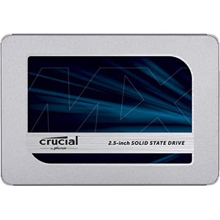 Crucial MX500 CT500MX500SSD1 500 GB Internal SSD (3D NAND, SATA, 2.5 Inch)