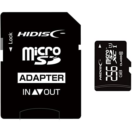 HIDISC microSDXCメモリカード 256GB Class10 UHS-I HDMCSDX256GCL10UIJP3