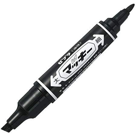 ぺんてる 油性ペン ノック式ハンディ AMZ-NXN60A3 平芯・太字 黒 3本