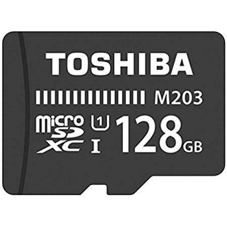 128GB TOSHIBA 東芝 microSDXCカード CLASS10 UHS-I対応 R:100MB/s 海外リテール THN-M203K1280C4