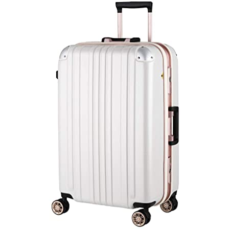 スーツケース キャリーケース キャリーバッグ SSサイズ 小型 軽量 1泊～ 3泊 TSAロック レディース 女子旅 海外 機内持ち込み ダブルキャスター 拡張機能付きジッパータイプ 32L (拡張時39L）レジェンドウォーカー 5122-48 ホワイトカーボン