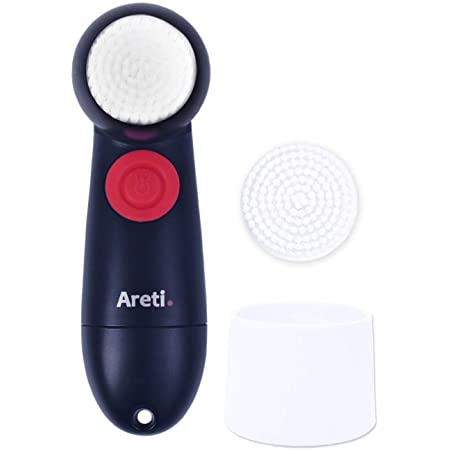 Areti（アレティ） 洗顔用フェイスブラシ 電動 洗顔ブラシ 東京発メーカー 回転式 防水 電池式 w04-SMP