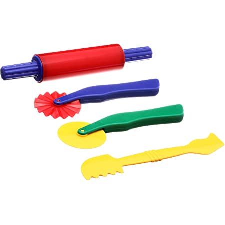 SLIFAKER 11個ねんどのお道具セット ねんどツール 子ども用 こて工具モデル カラープレイ モデルツール 遊び 粘土ツール ランダム色